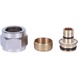 Фитинг компрессионный STOUT евроконус для труб PEX-AL-PEX 16х2,6х1/2, SFC-0026-162612