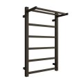 Полотенцесушитель STOUT электрический JAZZ quadro 80*50 Черный матовый с полкой, SHQ-J2QQ-F08050