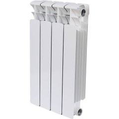 Радиатор биметаллический RIFAR BASE 500 4 секции боковое подключение (белый RAL 9016), 1RB50-4