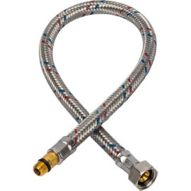 Гибкая подводка для воды STOUT M 10 (18мм) х ВР 3/8, длина 500 мм, SHF-0016-181010