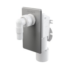Сифон для стиральной машины под штукатурку AlcaPlast нержавеющая сталь, APS3