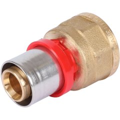 Муфта TIEMME с внутренней резьбой 20x3/4 для металлопластиковых труб прессовой, 1650033