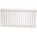 2-х трубчатый стальной радиатор ROMMER RST 2030/16 секций боковое подключение RAL9016, RST-203016-010