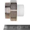 Муфта комбинированная Pro Aqua d=20-1/2 PP-R разъемная (американка) ВР Белая