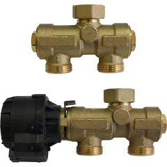 Трехходовой клапан STOUT для подключения сервопривода