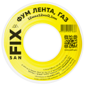 ФУМ-лента для газа 12х0,1х12000х0,7г/см3, 55/25 мм, SANFIX