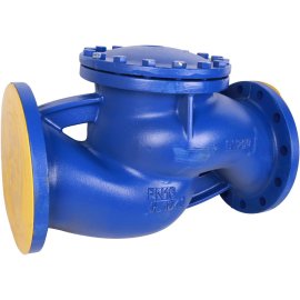 Клапан обратный подъемный ZETKAMA 287A Ду200 Ру16 фланцевый из чугуна, 287A200C31