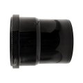 Переход с пластиковой на чёрную канализацию ВК ПП 110/100, черный,РТП