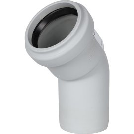 Отвод канализационный бесшумный STOUT D58х45°, SKB-0010-005845