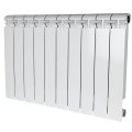 Радиатор биметаллический STOUT ALPHA 500 10 секций боковое подключение (белый RAL 9016)