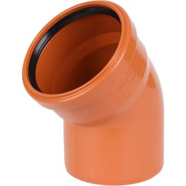 Отвод Sinikon D110x45° для нар. канализации, 20120.R.B