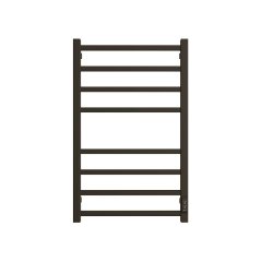 Полотенцесушитель STOUT электрический FORTE quadro 80*50 Черный матовый, SHQ-F2QQ-008050