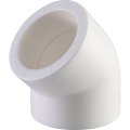 Угольник Политэк d=50 45* для полипропиленовых труб под сварку (цвет белый), 9400005045