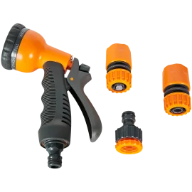 Набор BELAMOS пистолет 8струй + коннетор1/2, коннектор а.c.1/2 + штуцер