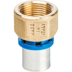 Муфта Prandelli Multyrama с внут.рез. (20х2,0)х3/4 профиль H,TH,U для металлопластиковых труб прессовой, 509.02.62.0