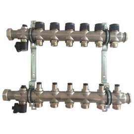 Группа коллекторная Oventrop Multidis SF 6 со встроенными регулирующими вставками на 6 контуров, 1404556
