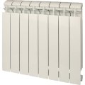 Радиатор биметаллический Global STYLE PLUS 500 8 секций боковое подключение (белый RAL 9010), STP05001008