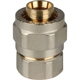 Переходник STOUT с внутренней резьбой 1/2 х20 для металлопластиковых труб винтовой, SFS-0002-001220