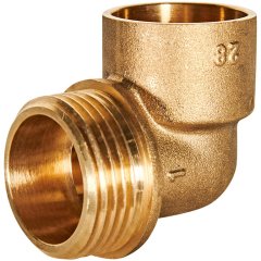 Угловой переход JINTIAN ВП-НР 28x1 из латуни под пайку JT-14092281