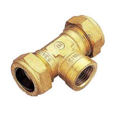 Тройник TIEMME BP 15x1/2x15, 1000023