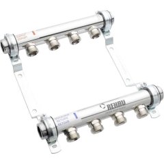 Распределительный коллектор РЕХАУ RAUTITAN HLV на 7 групп нерж. Сталь