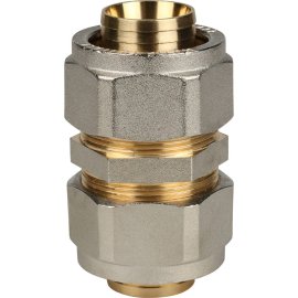 Муфта STOUT соединительная 32x32 для металлопластиковых труб винтовой, SFS-0005-000032