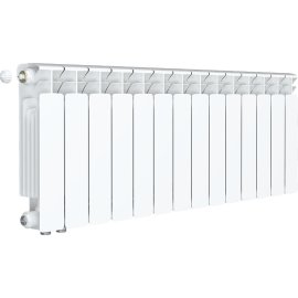 Радиатор биметаллический RIFAR BASE VENTIL 350 14 секции BVRL нижнее правое подключение (белый RAL 9016), 1RB35.VС-14