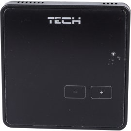 Беспроводной комнатный терморегулятор черный TECH R-8z