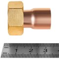 Переход JINTIAN ВП-ВР 15x1/2 с накидной гайкой из меди под пайку, JT-153591512