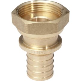 Переходник РЕХАУ RAUTITAN с накидной гайкой 20-G 3/4 RX для труб из сшитого полиэтилена аксиальный, 14563381001