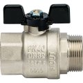 Кран шаровой STOUT полнопроходной, ВР/НР, ручка бабочка 1 1/4, SVB-0004-000032