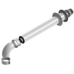 Горизонтальное коаксиальное окончание DeDietrich Д 60/100 мм L= 800 мм