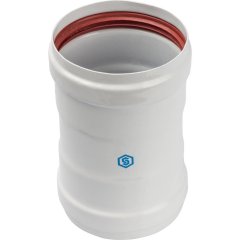 *SCA-0080-010135 STOUT Элемент дымохода соединительный адаптер внутренний для труб DN80 п/п