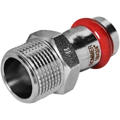 Переходник-НР ROMMER 18х3/4 из нержавеющей стали прессовой