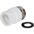 Муфта Pro Aqua d=32-1 PP-R с накидной гайкой Белая