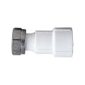 Муфта с накидной гайкой PPR 20х1/2, пластик штуцер, белый, RTP