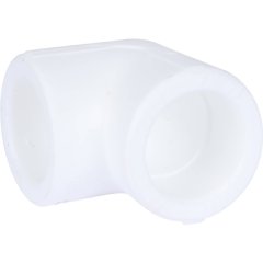 Угольник Kalde d=25 90* для полипропиленовых труб под сварку (цвет белый), R.3212-elb-250000