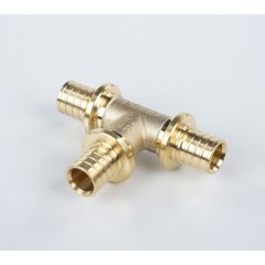 Тройник РЕХАУ равнопроходный 16-16-16 MX для труб из сшитого полиэтилена аксиальный