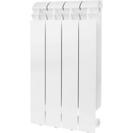 Радиатор алюминиевый Global VOX- R 500 4 секции боковое подключение (белый RAL 9010), VX05001004