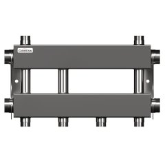 Модульный коллектор GIDRUSS MKSS-150-2x25 (до 150 кВт, 2 магистр. подкл. G 1, 2 контура G 1 вверх или вниз)
