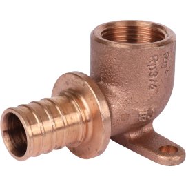 *14563611001(13661021008) РЕХАУ RAUTITAN Угольник настенный с внутр. резьбой 25-Rp 3/4 RX+ для труб из сшитого полиэтилена аксиальный