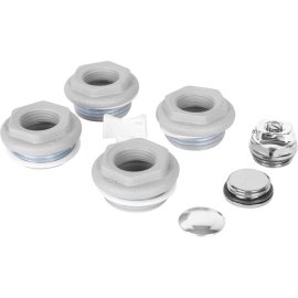 Присоединительный набор для радиатора Global 011046 08 KIT 1/2 (цвет cod.08 grigio argento opaco metallizzato (серый)), A046KIT1/208