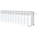 Радиатор биметаллический RIFAR BASE VENTIL 200 BVR 12 секций нижнее правое подключение (белый RAL 9016), 1RB20.VR-12