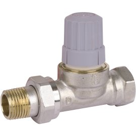 Клапан прямой Danfoss RA-G для однотр. насосной и двухтр.систем отопления Д 15 мм, 013G1675(013G7024)