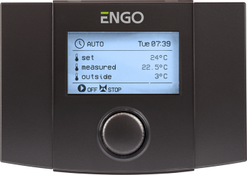 Погодный терморегулятор контура отопления ENGO Controls EWT100