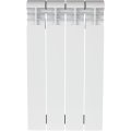 Радиатор биметаллический STOUT VEGA 500 4 секций боковое подключение (белый RAL 9016)