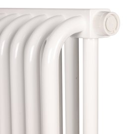 2-х трубчатый радиатор стальной ROMMER RST 2030/08 секций нижнее правое подключение RAL9016, RST-203008-020