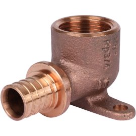 Угольник настенный РЕХАУ RAUTITAN с внутр. резьбой 20-Rp 3/4 RX+ для труб из сшитого полиэтилена аксиальный, 14563601001