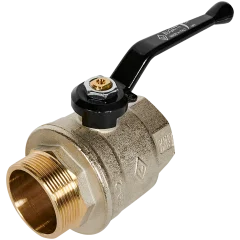 Кран шаровой BUGATTI Oregon (ручка-рычаг алюминий) внут-нар резьба 2