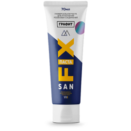 Паста унив д/упл рез соед70,туба,графит,FIX